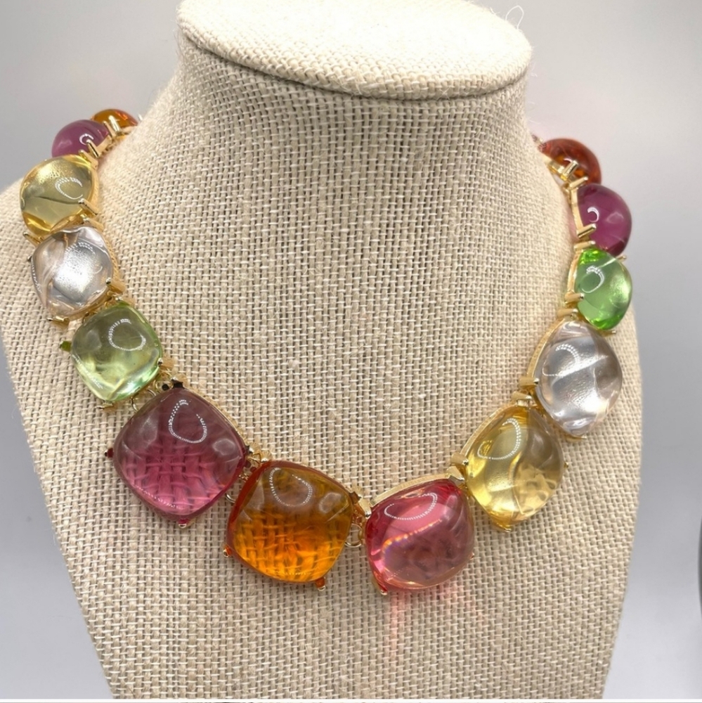 Zara Colorful Jewel Choker Necklace